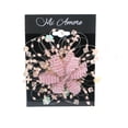 thumbnail image 2 of Flower Brooch-Pin With Bead Accents  Pink Color #LQP1112, 2 of 2