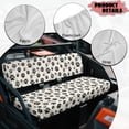 thumbnail image 6 of HUIACONG Dog Paw Print UTV Seat Covers Waterproof Breathable 2 PSC UTV Seat Covers Non-Slip Soft Fit for Kawasaki Mule 3000 3010 3020, 6 of 7