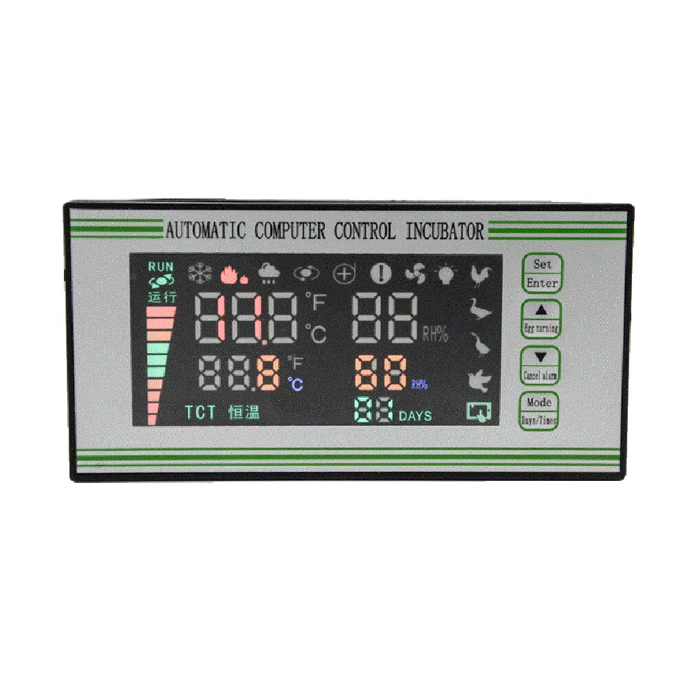 Digital Egg Incubator Automatic Temperature Humidity Controller Thermostat Digital Egg Incubator Controller Automatic Humidity Sensor Thermostat XM-18S