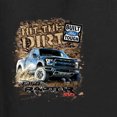 thumbnail image 2 of Wild Bobby, Ford F-150 Raptor Built Touch Offroading Hit The Dirt, Cars and Trucks, Front and Back Unisex Crewneck Graphic Sweatshirt, Black, Small, 2 of 4