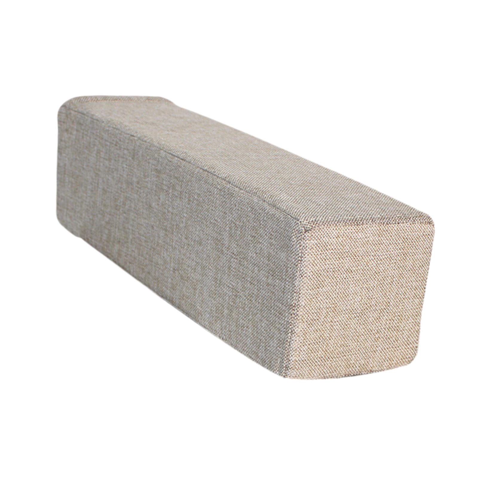 Couch Arm Rest Pillow Sofa Side Arm Rest Cushion High Density Foam Removable Cover for Bed Bedroom Sofa