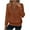 Orange, variant on Quarter Zip Pullover Women Jacquard Sweatshirts Loose Long Sleeve with Pockets Fall Winter Fashion 2025