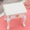 thumbnail image 4 of Muebles de madera NikouMX casa de muñecas 1/12 Mesa de noche hecha a mano, 4 of 8