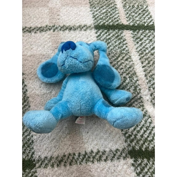 Ty Beanie Baby - BLUE the Dog Blue's Clues 6.5"  No Ty Hang Tag (BONUS 1 FUN CHOPS)