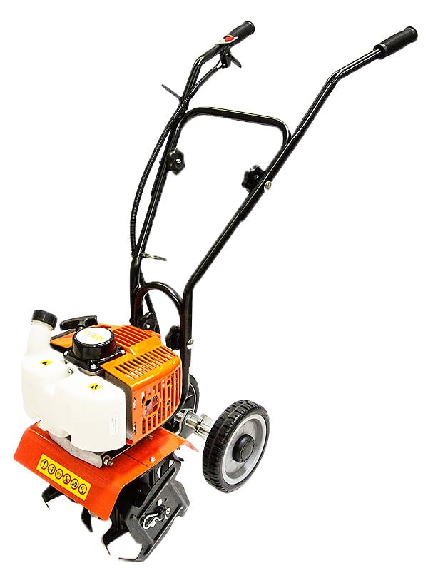 Garden Lawn GAs Tiller Cultivator Cart Wheeled Heavy Duty Grass Trimmer