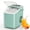 Green, variant on edx Ice Maker, Self-Cleaning Countertop Ice Maker, with Handle & Ice Scoop, 9 Bullet Cubes in 6~8 Mins, 26lbs Daily, Pink