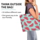 thumbnail image 2 of Fotbe Watermelon Bolsa Tote Estética de Lona con Estampado para Mujer - Bolsa Reutilizable de Hombro Casual para Vacaciones, Compras, Trabajo y Gimnasio, 2 of 8