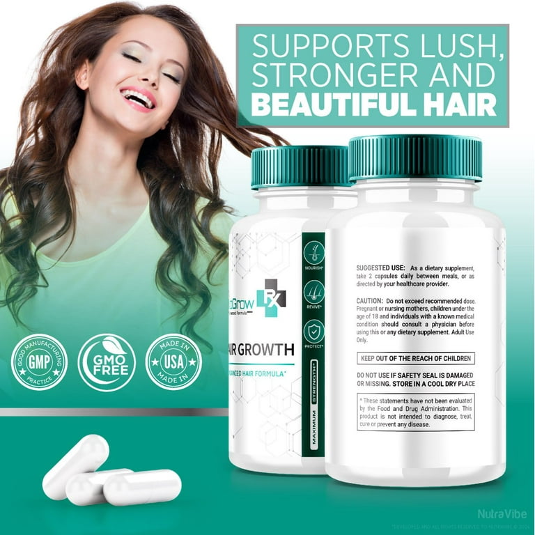 BioGrow Hair Growth Supplement, BioGrowRx Advanced Hair Care