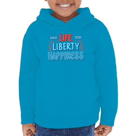 

Life Liberty Happiness Neon Hoodie Toddler -Image by Shutterstock 2 Toddler