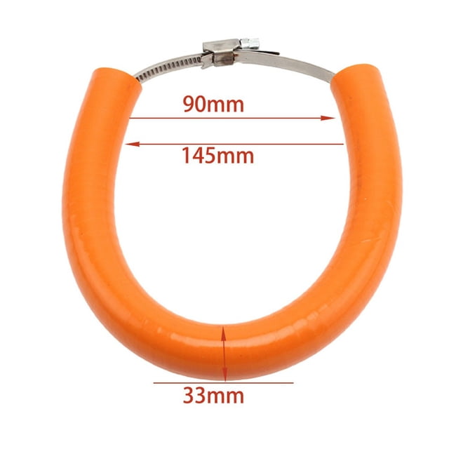 BTOER Motorcycle Exhaust Protector Heat Shield Anti-hot Cover For Most Motorcycle 33mm