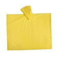 thumbnail image 4 of Chaqueta impermeable para niños, impermeable, larga, con capucha, reutilizable, portátil, resistente a la lluvia. Amarillo, 4 of 9