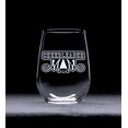 thumbnail image 5 of C&M Personal Gifts 17 oz Cheerleading Mom Gift for Women Stemless Wine Glasses, 5 of 5