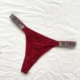 thumbnail image 1 of Victoria's Secret String en Satin avec Strass Lingerie Sexy en Dentelle Culottes pour Femmes String Menstruel LUHAN, 1 of 7