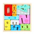 thumbnail image 4 of Kids Wooden Vehicle Food Number Animal Cognition Puzzle Learning Educational Toy, 4 of 9