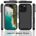 thumbnail image 2 of ShellTech for iPhone 16 Pro Case, Full Body Clear Case with Built-in Screen Protector, Anti-Scratch Shockproof Bumper Phone Case for iPhone 16 Pro,Purple, 2 of 6