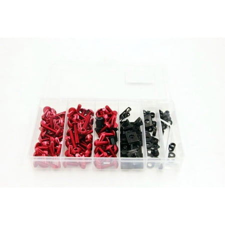 2005 Yamaha R6 Bolt - HTT-MOTOR Complete Fairing Bolts Screws Fasteners Kit For Yamaha Yzf R1 R6 F6R Fz1 Fz8 Red