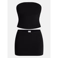 thumbnail image 5 of No Boundaries Sleepwear Tube Top and Skort Set from our Cloud Core Collection, 2 Piece, Women’s and Women’s Plus XXS-3X, 5 of 5