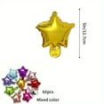 thumbnail image 3 of 60pcs 5-Inch Star-Shaped Aluminum Foil Balloons, Mixed Colors – Perfect for Weddings, Retro Parties, Bachelorette Parties, Birthdays, Halloween, Thanksgiving, Christmas, and Festive Celebration Decor, 3 of 6