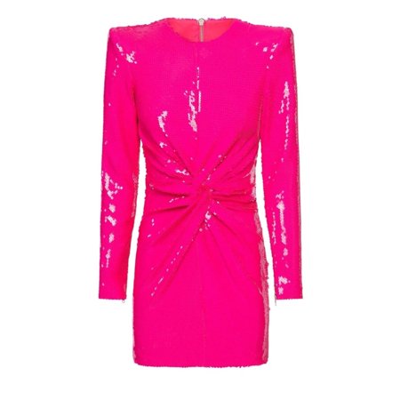 Jade Sequin-embellished Structured Mini Dress