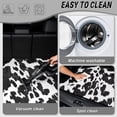thumbnail image 3 of Yspwyqan 29" x 39" Universal Car Trunk Liner, Seasonal-Resistant Cargo Mat, Western Cow Print Non-Slip Easy to Clean Auto Interior, Fits Most Sedans SUVs Wagons for Daily Use, 3 of 7