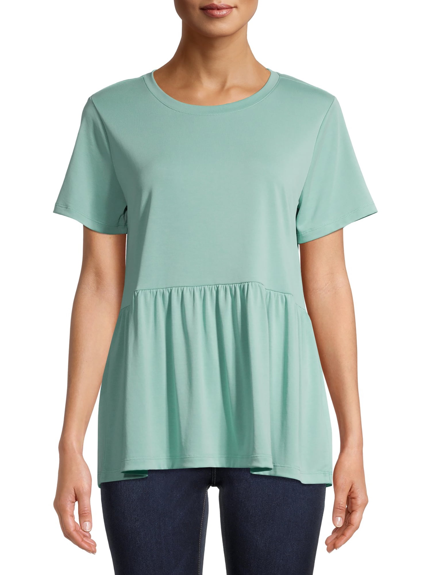 time and tru peplum top