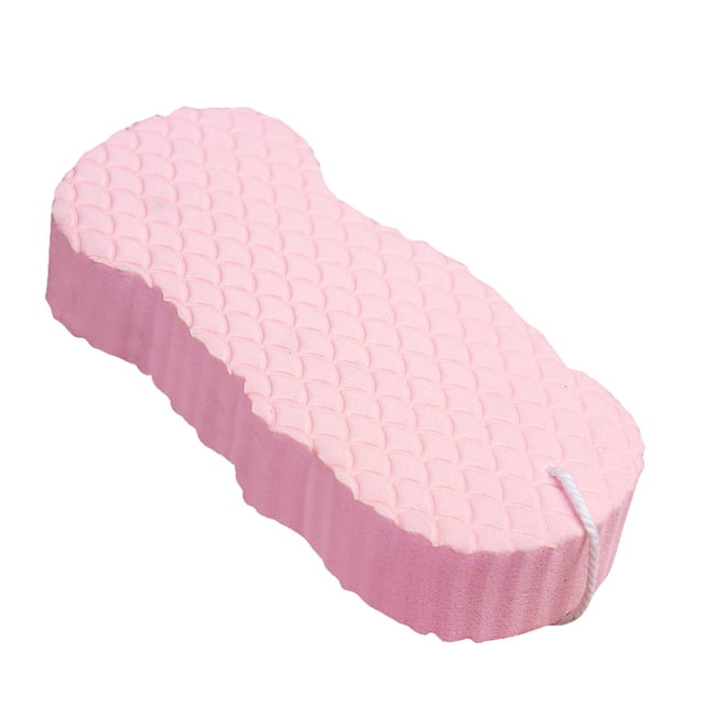 Esponja de baño, esponja de baño exfoliante, esponja de ducha suave, esponja de baño exfoliante, rendimiento finamente ajustado