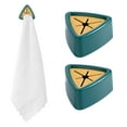 thumbnail image 2 of Dish Cloth and Hand Towel Storage Hook Perforated Rag Stopper Rack for Organized Bathroom and Kitchen, 2 of 7