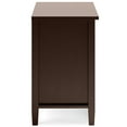 thumbnail image 6 of Warm Shaker Solid Wood 24 inch Wide Transitional Nightstand in Russet Brown, 6 of 14