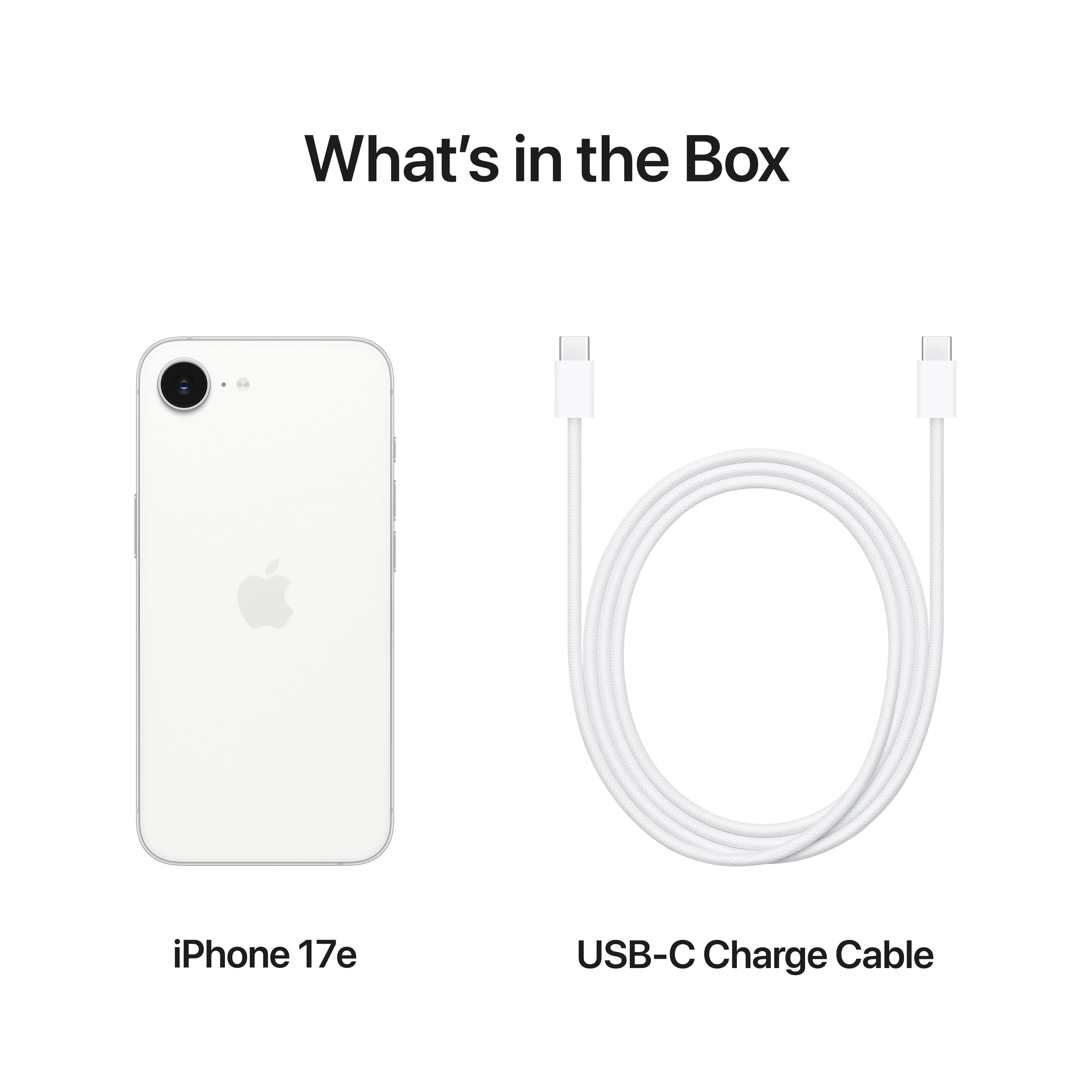 AT&T iPhone 17e 256GB White