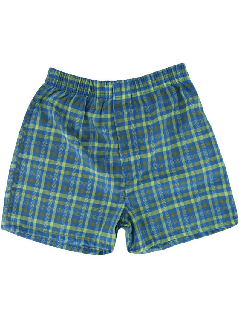 Lot De 4 Boxers Garçons Fruit Of The Loom, Motif Tartan, Taille Small 6-8 Ans