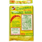 Warp Brothers 9 Set CB-40 Banana Bags Storage Bags, Yellow, Yellow, 40-Inches by 72-Inches