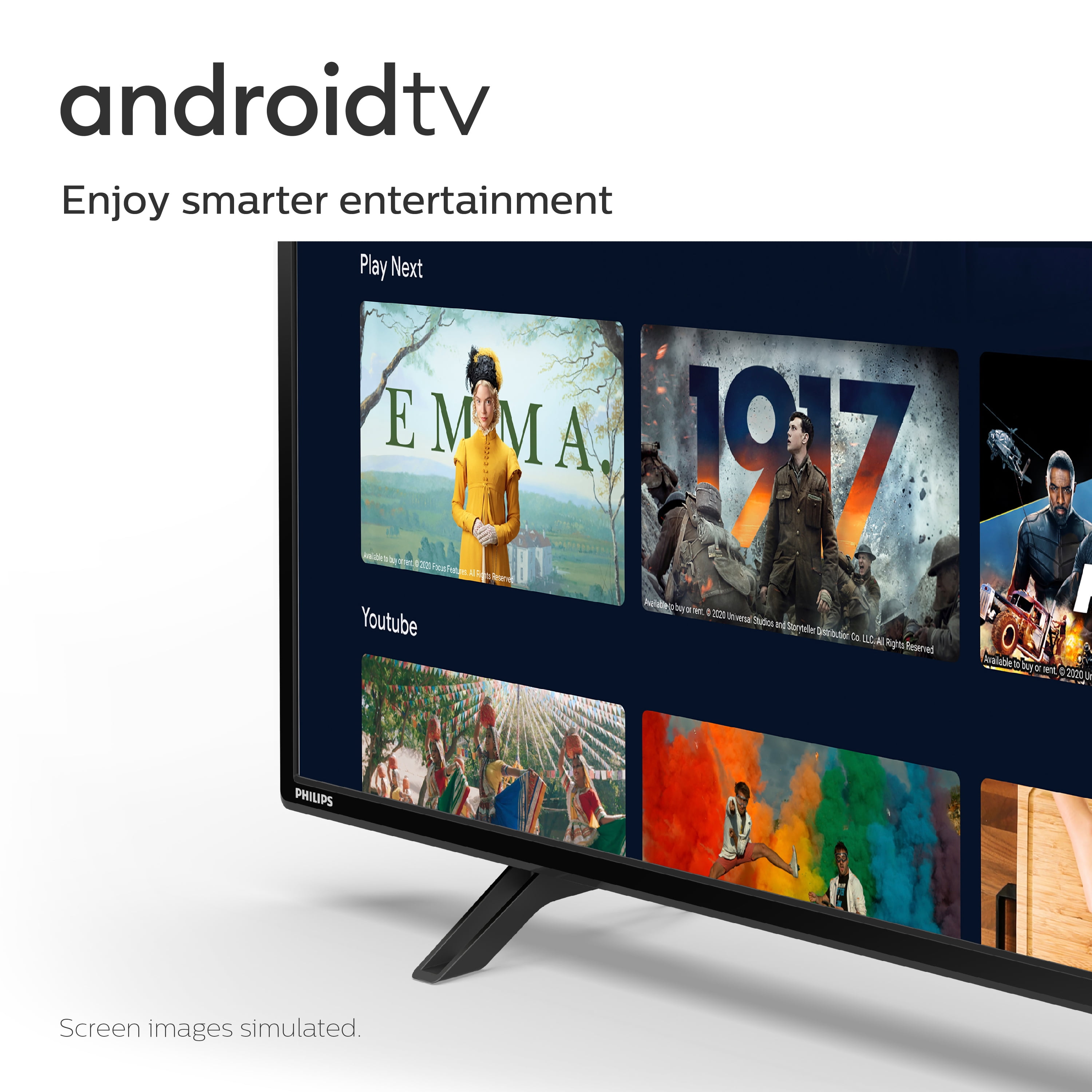 medley tornado Bevidst Philips 55" Class 4K Ultra HD (2160P) Android Smart LED TV with Google  Assistant (55PFL5766/F7) - Walmart.com