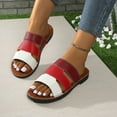 thumbnail image 6 of Quaouag Sandals Slides Womens Open Toe Mule Slip On Slide Shoes, 6 of 7