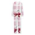 thumbnail image 4 of RXMEKW Haut à Manches Longues pour Femmes, Ensemble de Vêtements de Nuit Décontractés pour Femmes avec Imprimé Mode, 4 of 6