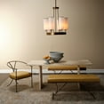 thumbnail image 2 of Jamie Young Co Kingdom Glass Chandelier in Antique Brass Metal Finish, 2 of 5