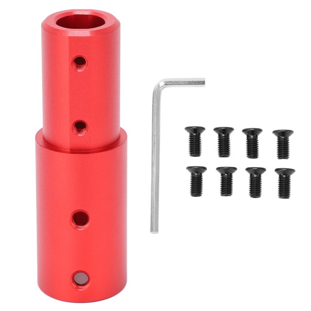 Tubo de extensión de manillar de aleación de aluminio para M365 1s Pro Pro 2 Essential Lite Rojo
