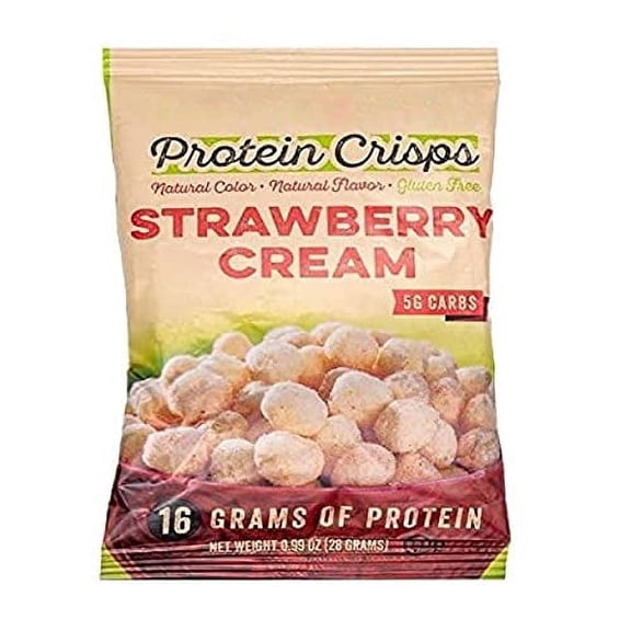 HealthyWise - High Protein Diet Crisps, Low Calorie, Low Fat, Low Carb, Healthy Gluten-Free Snack, 7 Bags (Salted Caramel)