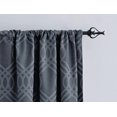 thumbnail image 2 of Eclipse Zana Trellis 63" Blackout Rod Pocket Window Panel, 2 of 3