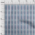 thumbnail image 1 of oneOone Polyester Lycra Grayish Blue Fabric Stripe & Women Face Diy Clothing Quilting Fabric Print Fabric By Yard 56 Inch Wide, 1 of 4