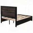 thumbnail image 4 of Full Size Engineered Wood Storage Bed with Crystal Accents and Black Finish for Bedroom, 4 of 14