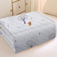 thumbnail image 7 of Qocolhg Summer Cooler Quilt, Washable & Lightweight Summer Comforter Cooling Blanket for All Season Use, Machine Washable, Bedding Soft Coverlet Conditioned Quilts for Kids, 39x59 inch, Yellow, 7 of 7