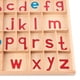 thumbnail image 2 of Alfabeto móvil Montessori, letras de madera, escritura, objetos de lenguaje para niños 3 paquetes de letras, 2 of 9