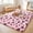 Pink, variant on Musicwaker Leopard Print Shag Rug, Soft Indoor Home Decor Carpet , 4x6 ft