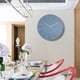 thumbnail image 5 of 2x Relojes de pared colgantes Sin tictac Silencioso Simple 12 pulgadas Grano de madera gris BLESIY 2x reloj de pared, 5 of 8