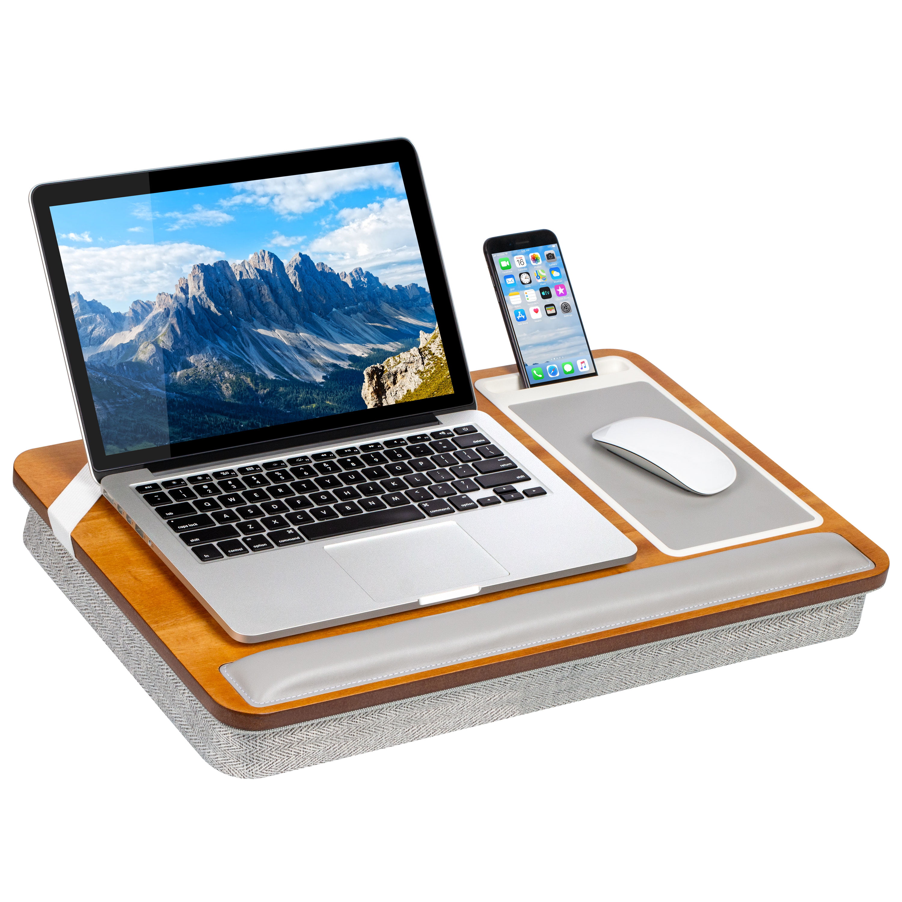 Rossie Home Premium Acacia Wood Lap Desk  for laptops 