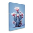 thumbnail image 4 of Stupell Industries Pink & Blue Cactus Flowers Botanical & Floral Painting Gallery Wrapped Canvas Art Print Wall Art, 16 x 20, 4 of 8