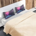 thumbnail image 5 of Yayeee Pillowcase Standard Size Set of 2 Satin Wrinkle Resistant Pillow Case, Night Neon Road, 5 of 7
