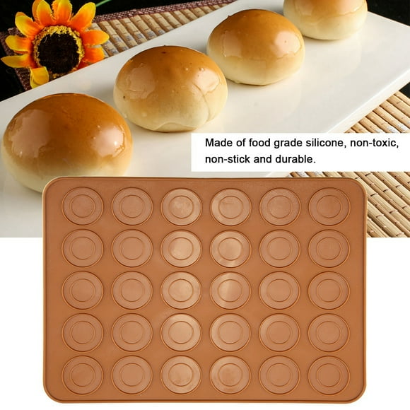 Macarons Mat,1pc 30 Holes Round Macaron Sheet Silicone Macaron Sheet Best in Class
