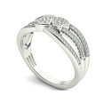 thumbnail image 2 of 1/5 Carat T.W. Diamond 10kt White Gold Heart Fashion Ring, 2 of 4