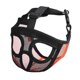 thumbnail image 1 of Bozal ajustable para mascotas, hocico corto, bozal de malla transpirable de cara plana para bulldog francés, shih tzu y pug, accesorios para perros, XS, naranja B, 1 of 5